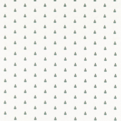 Clarke & Clarke Falena Embroidery Fabric in Mineral & Rose Gold